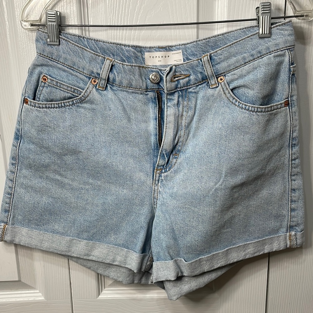 Top shop mom jean shorts